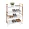 Organize It All Sonora Bamboo 2-Tier Stackable Shoe Racks, 2ct.